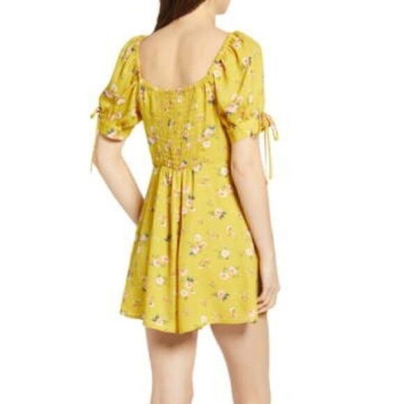 NWOT ANGL Ten Sixty Sherman Floral Tie Cuff Romper Medium - Picture 4 of 4